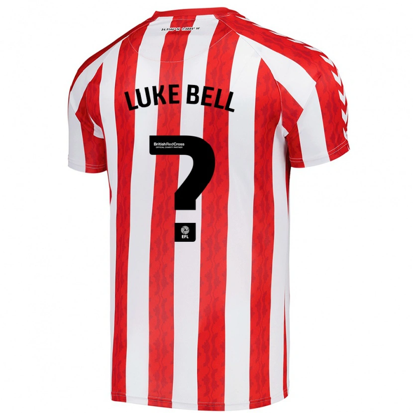 Danxen Women Luke Bell #0 Red White Home Jersey 2024/25 T-Shirt