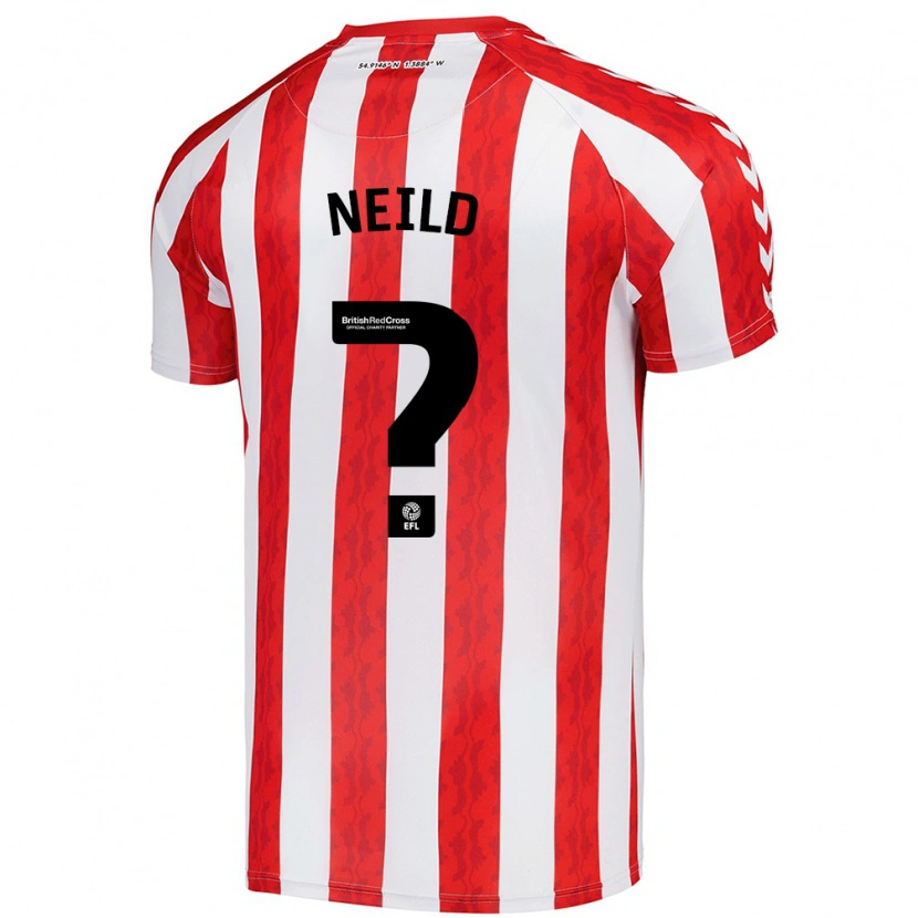 Danxen Women Joe Neild #0 Red White Home Jersey 2024/25 T-Shirt