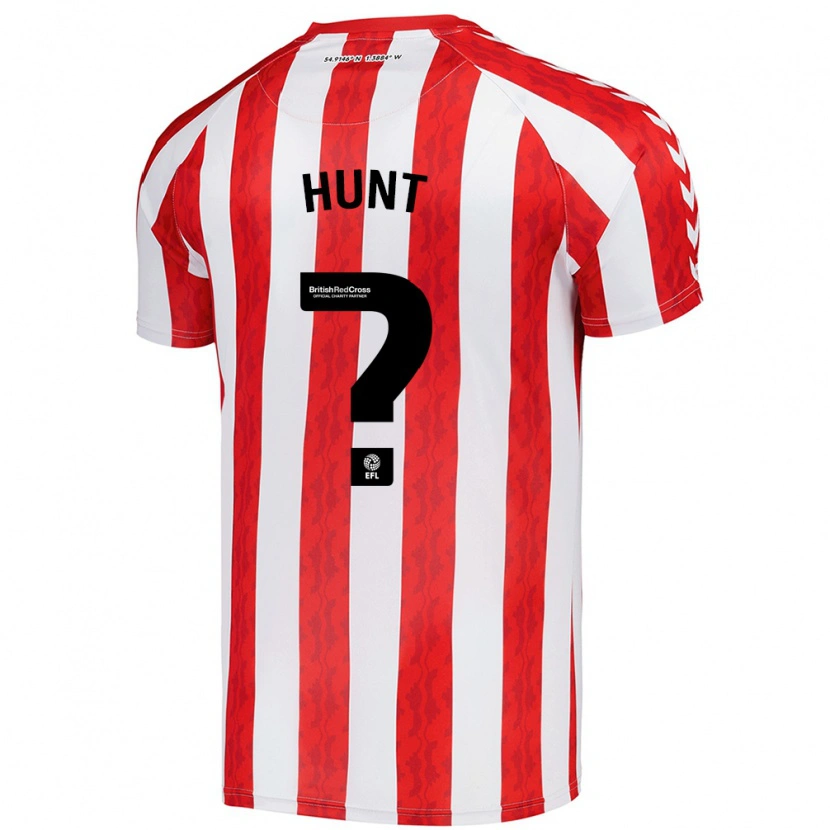 Danxen Women Liam Hunt #0 Red White Home Jersey 2024/25 T-Shirt