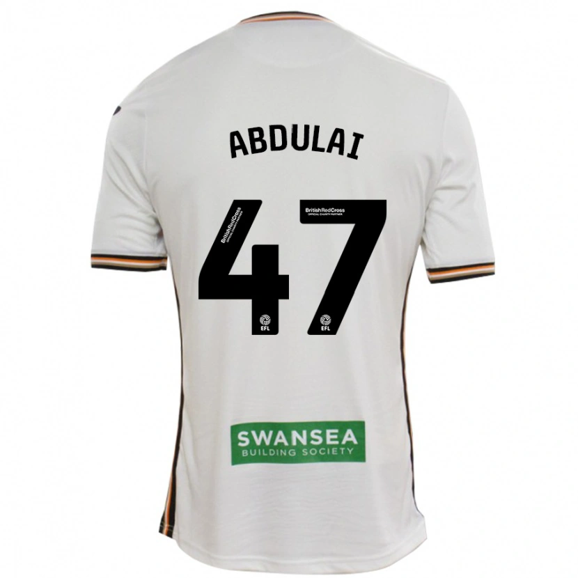 Danxen Women Azeem Abdulai #47 White Home Jersey 2024/25 T-Shirt