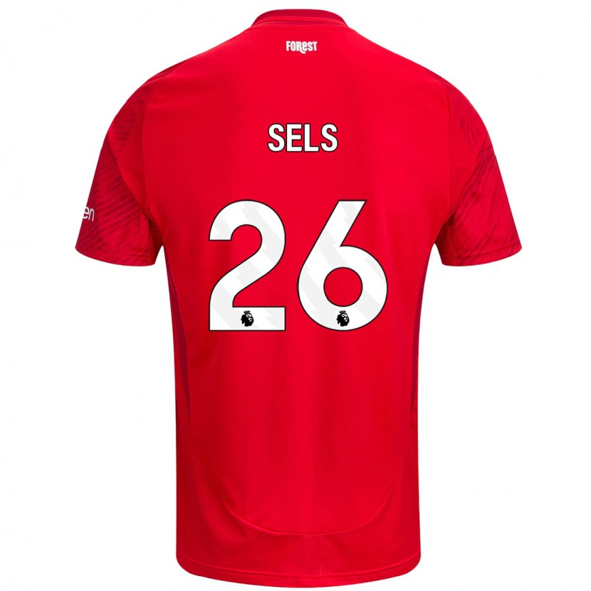 Danxen Women Matz Sels #26 Red White Home Jersey 2024/25 T-Shirt