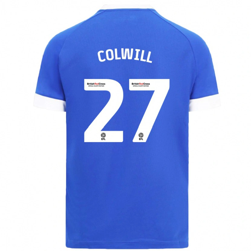 Danxen Women Rubin Colwill #27 Sky Blue Home Jersey 2024/25 T-Shirt