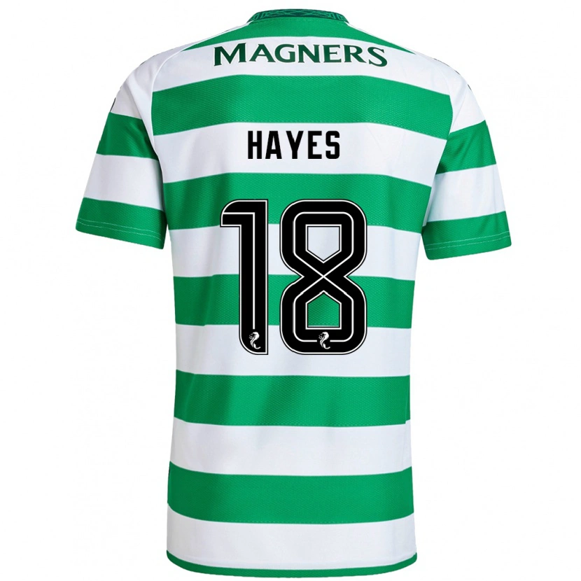Danxen Women Caitlin Hayes #18 Green White Home Jersey 2024/25 T-Shirt