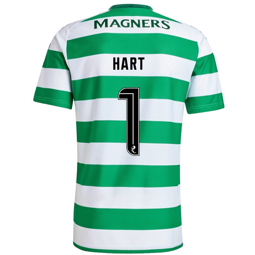 Danxen Women Joe Hart #1 Green White Home Jersey 2024/25 T-Shirt