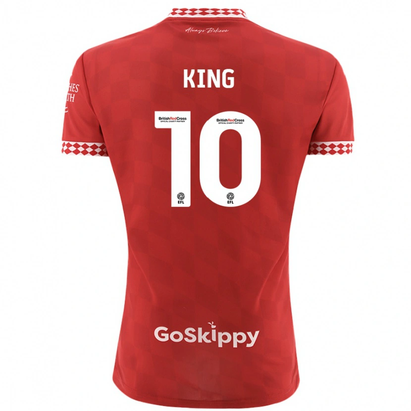 Danxen Women Andy King #10 Red Home Jersey 2024/25 T-Shirt