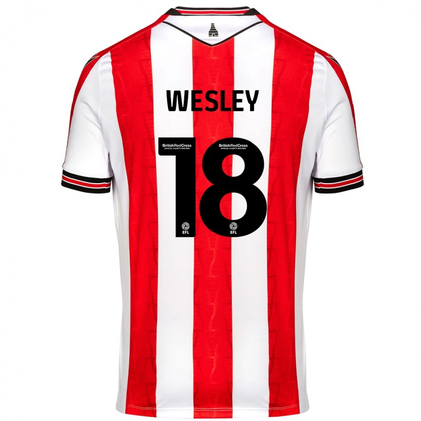 Danxen Women Wesley Moraes #18 Red White Home Jersey 2024/25 T-Shirt