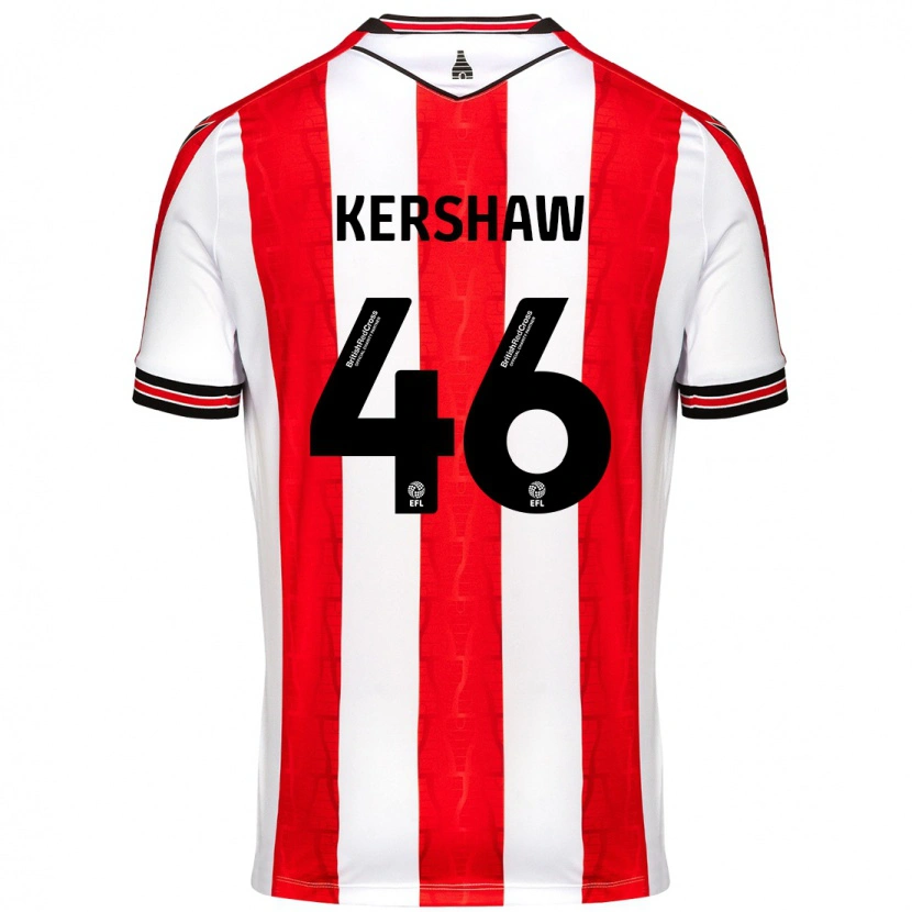 Danxen Women Ben Kershaw #46 Red White Home Jersey 2024/25 T-Shirt