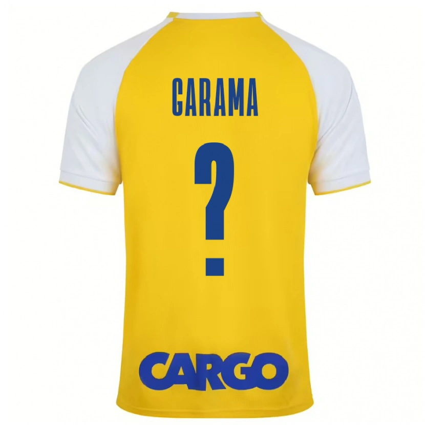 Danxen Women Ben Garama #0 Yellow White Home Jersey 2024/25 T-Shirt