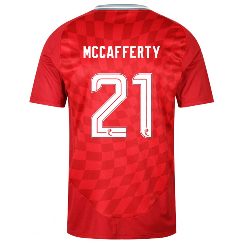 Danxen Women Eirinn Mccafferty #21 Red Home Jersey 2024/25 T-Shirt