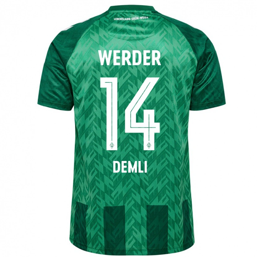 Danxen Women Rezan Demli #14 Green Home Jersey 2024/25 T-Shirt