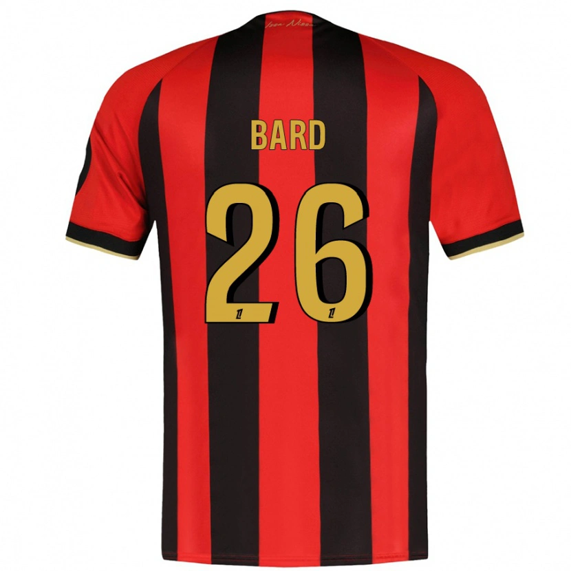 Danxen Women Melvin Bard #26 Red Black Home Jersey 2024/25 T-Shirt