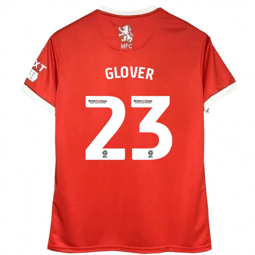Danxen Women Tom Glover #23 Red White Home Jersey 2024/25 T-Shirt