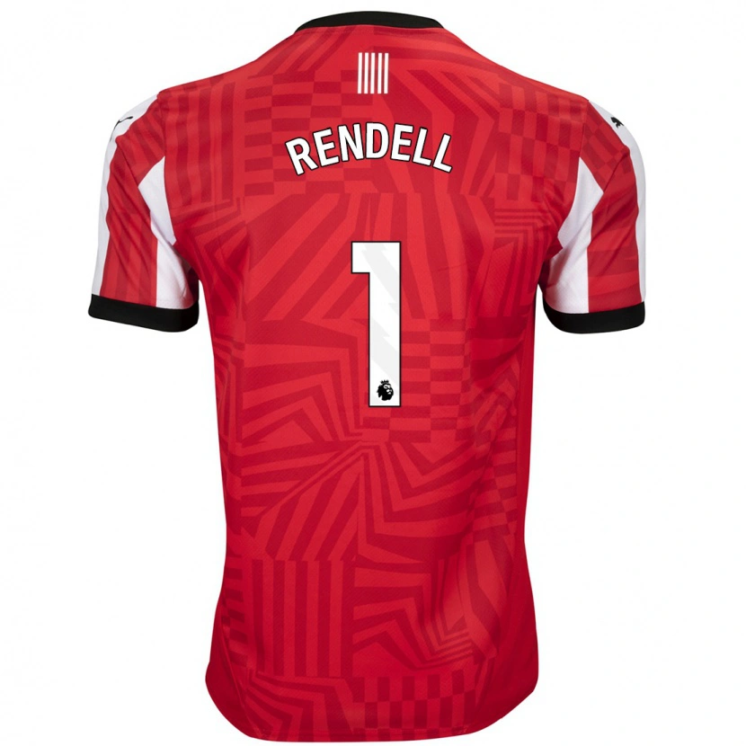Danxen Women Kayla Rendell #1 Red White Home Jersey 2024/25 T-Shirt