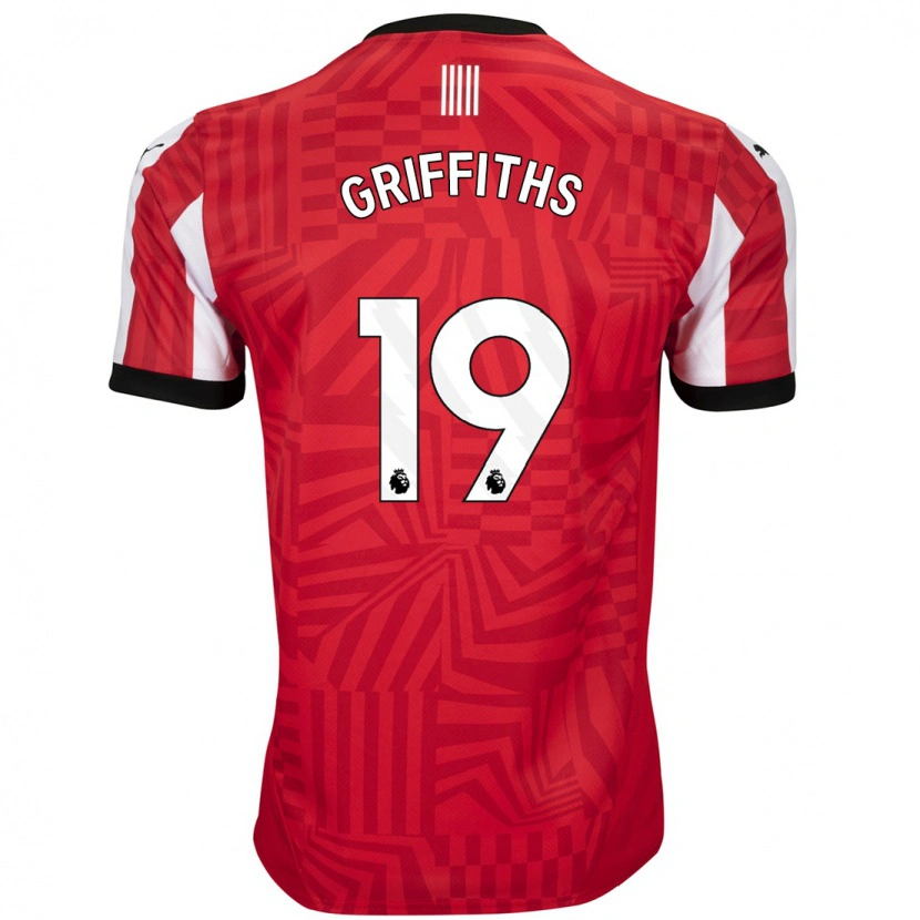 Danxen Women Alice Griffiths #19 Red White Home Jersey 2024/25 T-Shirt