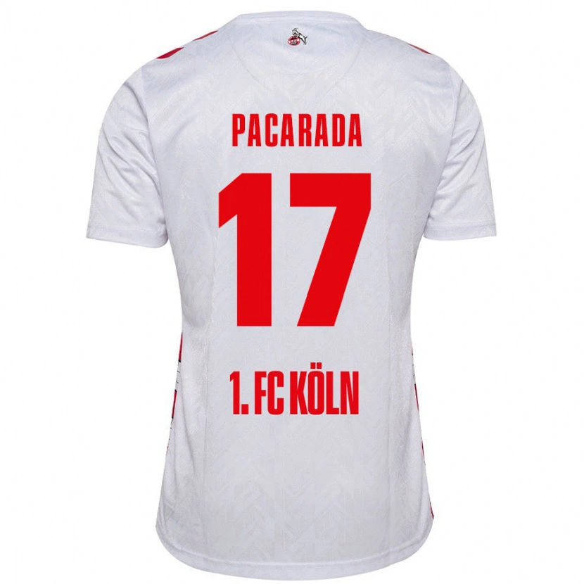 Danxen Women Leart Paçarada #17 White Red Home Jersey 2024/25 T-Shirt