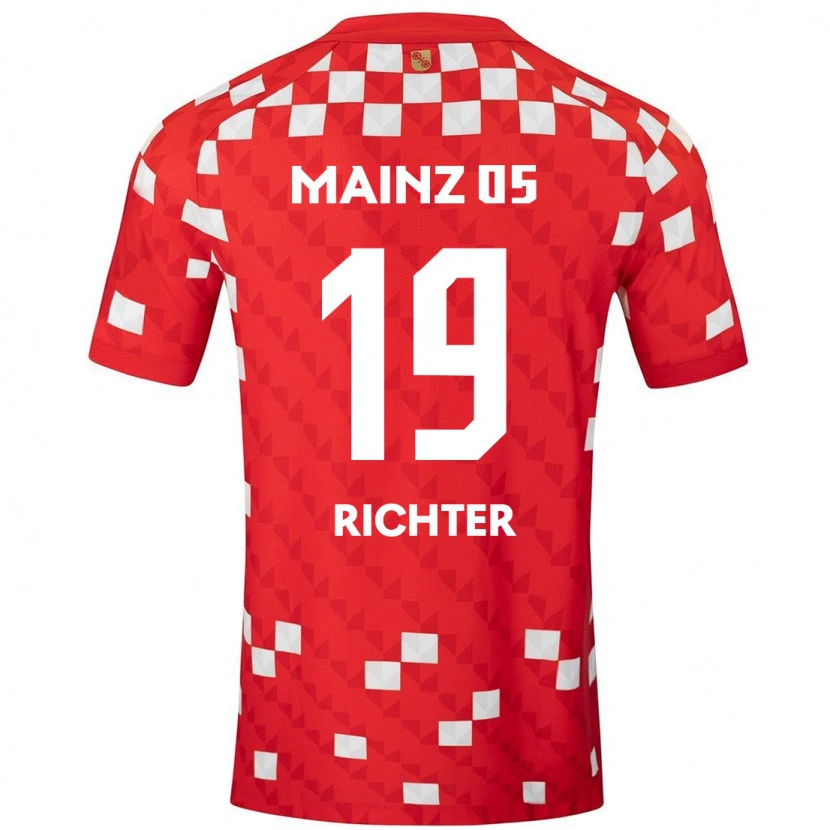 Danxen Women Marc Richter #19 White Red Home Jersey 2024/25 T-Shirt