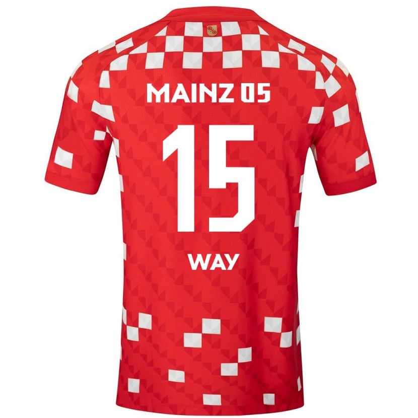Danxen Women Cecilia Way #15 White Red Home Jersey 2024/25 T-Shirt