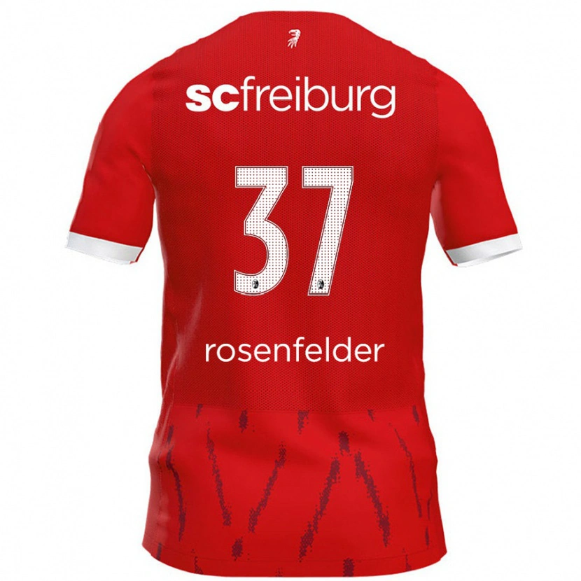 Danxen Women Max Rosenfelder #37 Red Home Jersey 2024/25 T-Shirt