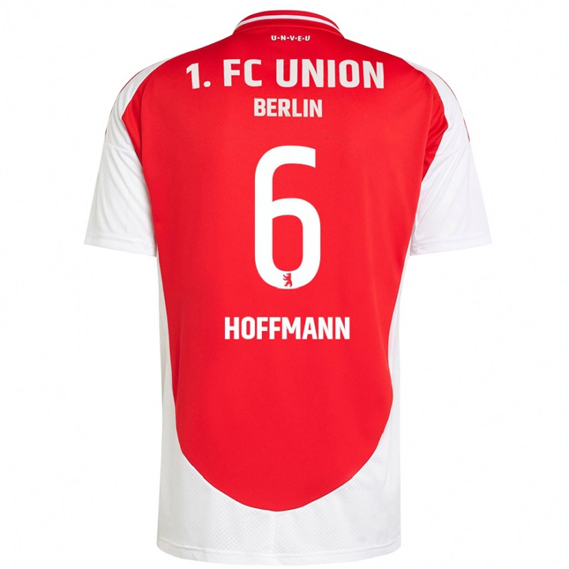 Danxen Women Finn Hoffmann #6 Red White Home Jersey 2024/25 T-Shirt