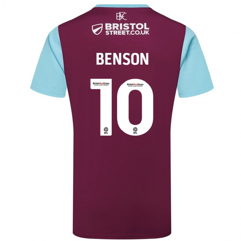 Danxen Women Benson Manuel #10 Burgundy Sky Blue Home Jersey 2024/25 T-Shirt