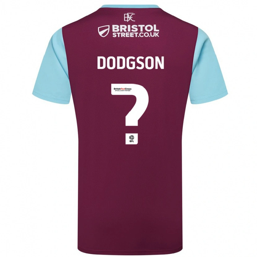 Danxen Women Owen Dodgson #0 Burgundy Sky Blue Home Jersey 2024/25 T-Shirt