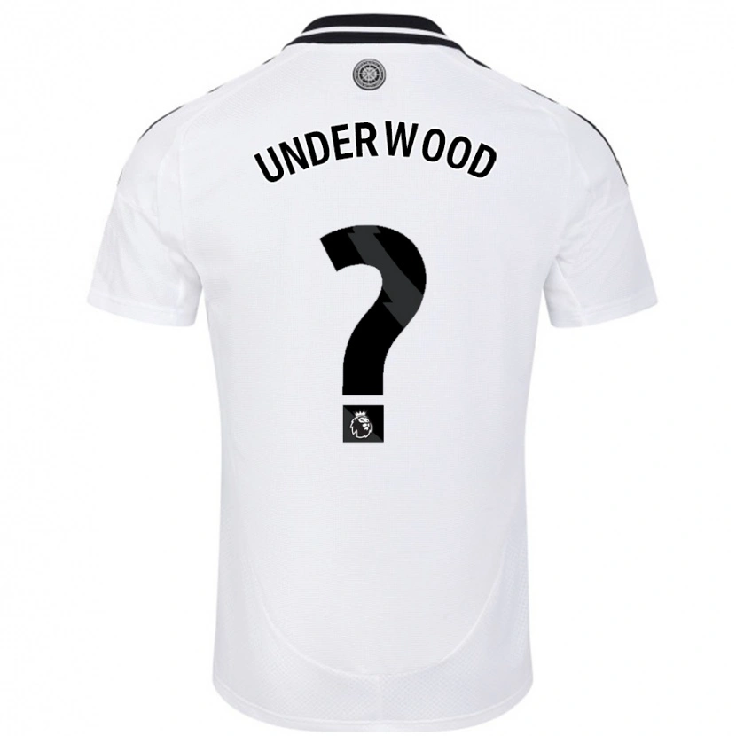Danxen Women Marco Underwood #0 White Home Jersey 2024/25 T-Shirt