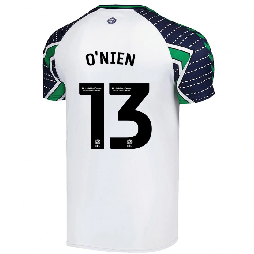 Danxen Women Luke O'nien #13 White Away Jersey 2024/25 T-Shirt
