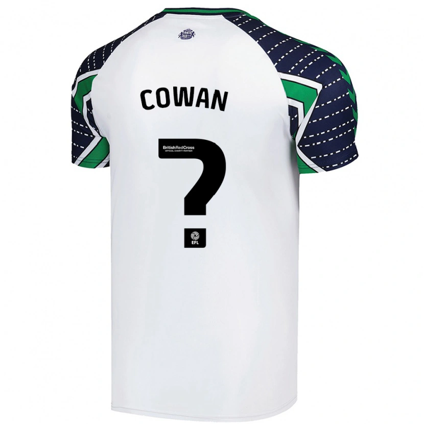 Danxen Women Joe Cowan #0 White Away Jersey 2024/25 T-Shirt