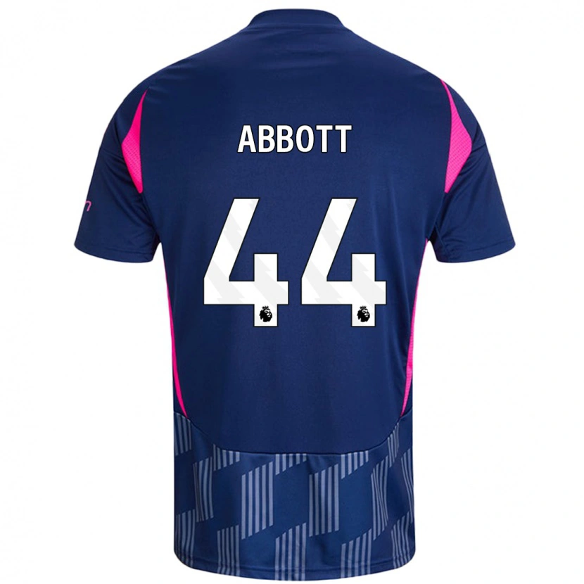 Danxen Women Zach Abbott #44 Royal Blue Pink Away Jersey 2024/25 T-Shirt