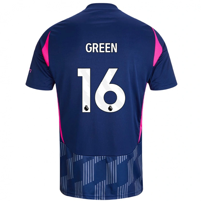 Danxen Women Mollie Green #16 Royal Blue Pink Away Jersey 2024/25 T-Shirt
