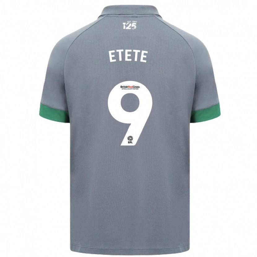 Danxen Women Kion Etete #9 Dark Gray Away Jersey 2024/25 T-Shirt