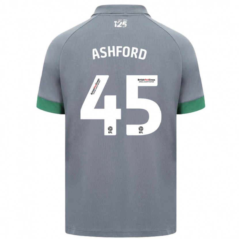 Danxen Women Cian Ashford #45 Dark Gray Away Jersey 2024/25 T-Shirt
