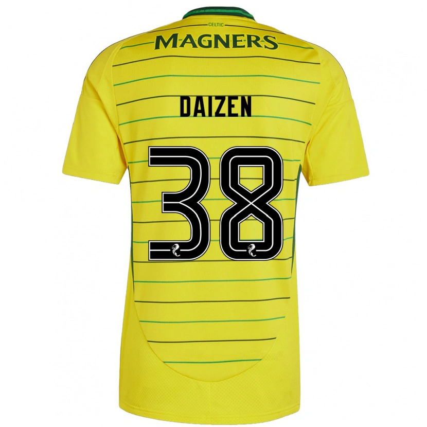 Danxen Women Daizen Maeda #38 Yellow Away Jersey 2024/25 T-Shirt