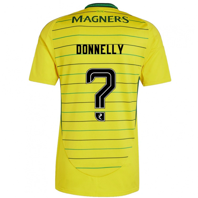Danxen Women Jacob Donnelly #0 Yellow Away Jersey 2024/25 T-Shirt