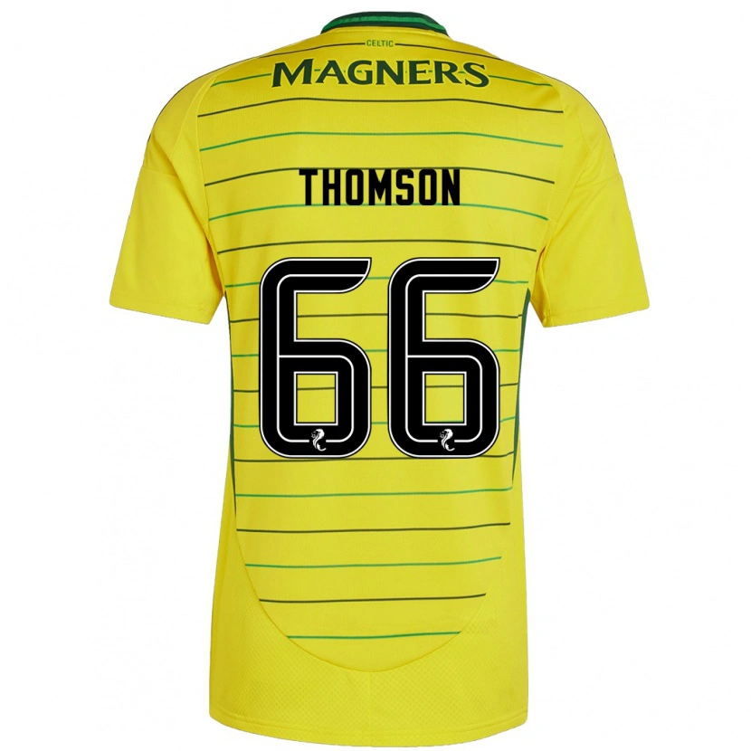 Danxen Women Corey Thomson #66 Yellow Away Jersey 2024/25 T-Shirt