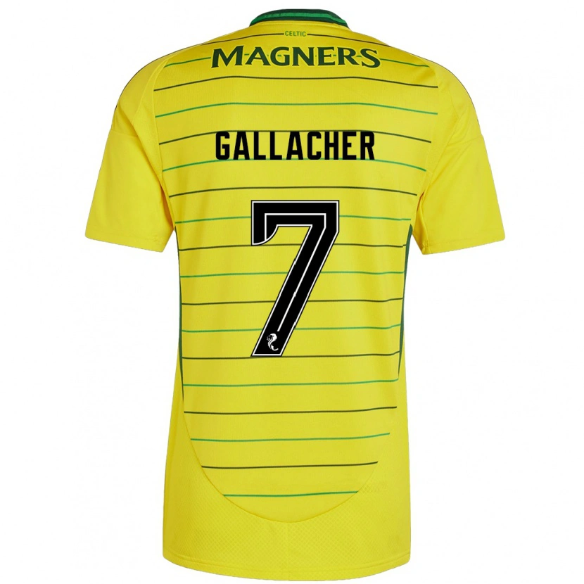 Danxen Women Amy Gallacher #7 Yellow Away Jersey 2024/25 T-Shirt