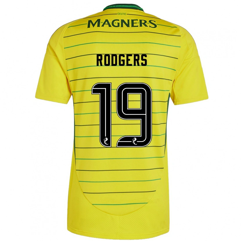 Danxen Women Lisa Rodgers #19 Yellow Away Jersey 2024/25 T-Shirt