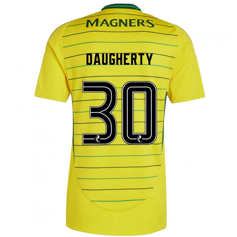 Danxen Women Kelsey Daugherty #30 Yellow Away Jersey 2024/25 T-Shirt