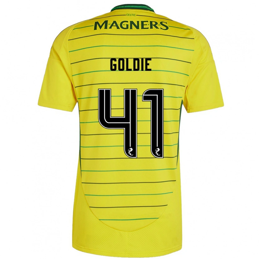 Danxen Women Clare Goldie #41 Yellow Away Jersey 2024/25 T-Shirt