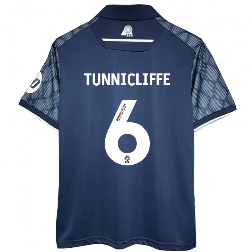 Danxen Women Jordan Tunnicliffe #6 Black Away Jersey 2024/25 T-Shirt