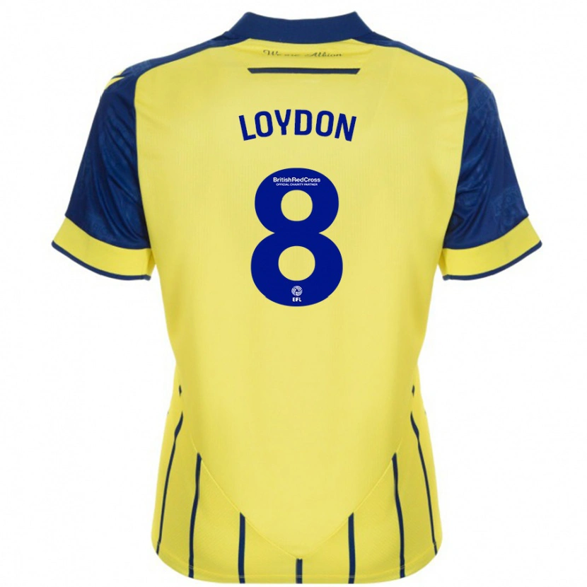 Danxen Women Abi Loydon #8 Yellow Blue Away Jersey 2024/25 T-Shirt
