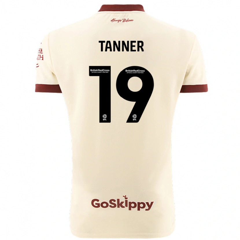 Danxen Women George Tanner #19 Cream White Away Jersey 2024/25 T-Shirt