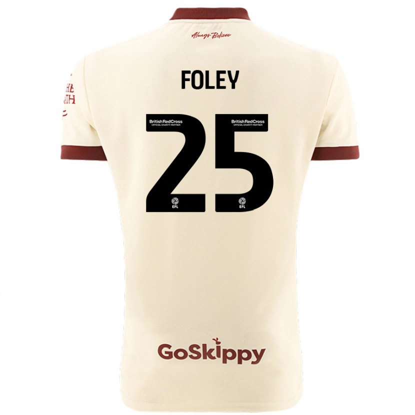 Danxen Women Erin Foley #25 Cream White Away Jersey 2024/25 T-Shirt