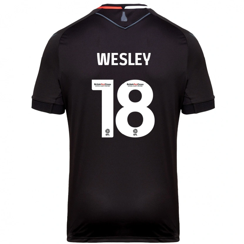 Danxen Women Wesley Moraes #18 Black Away Jersey 2024/25 T-Shirt
