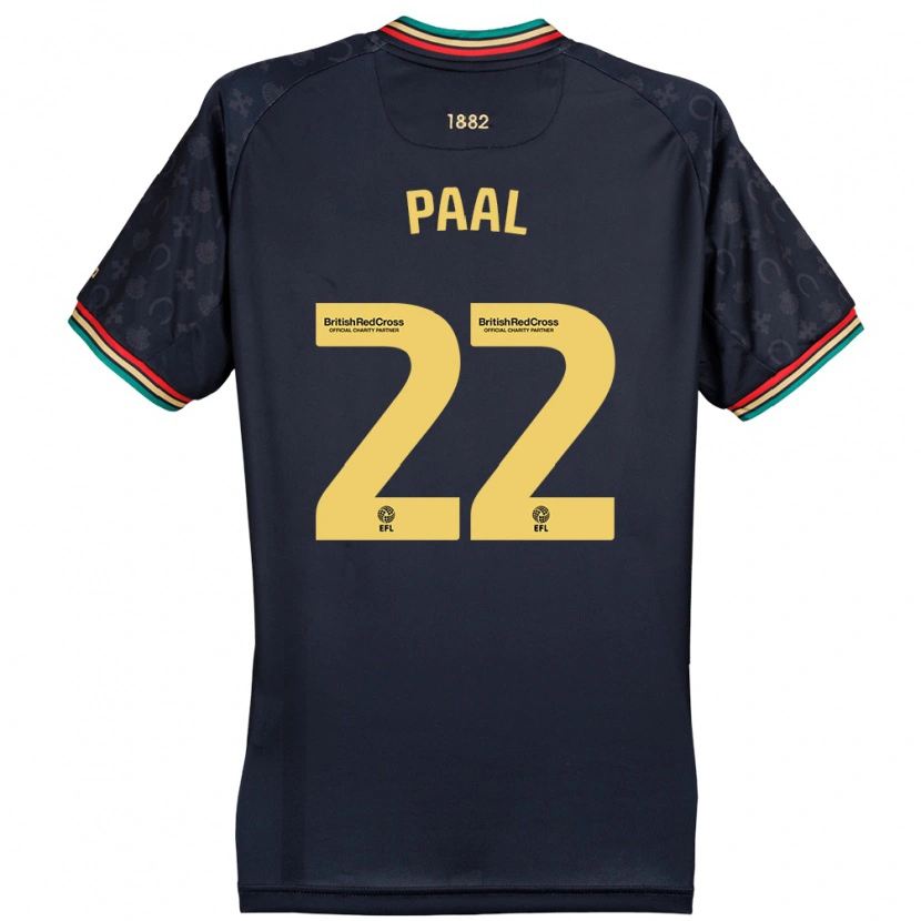 Danxen Women Kenneth Paal #22 Dark Navy Blue Away Jersey 2024/25 T-Shirt