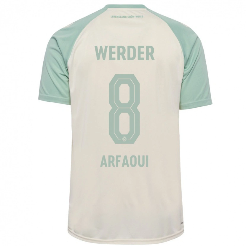 Danxen Women Amira Arfaoui #8 Off-White Light Green Away Jersey 2024/25 T-Shirt