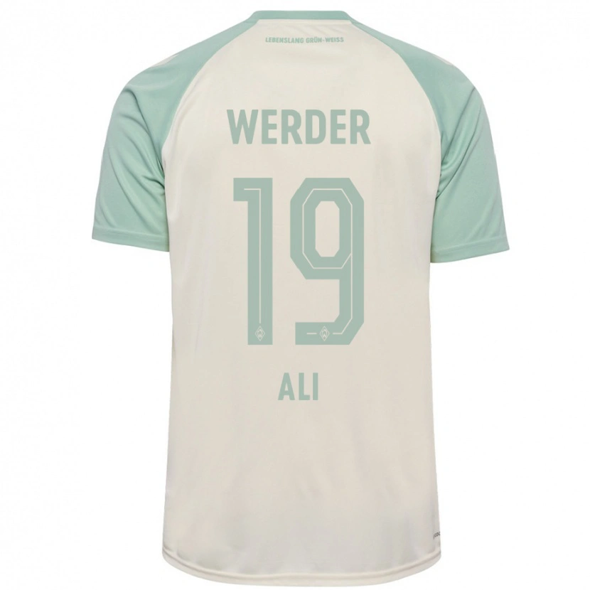 Danxen Women Rok Ali #19 Off-White Light Green Away Jersey 2024/25 T-Shirt