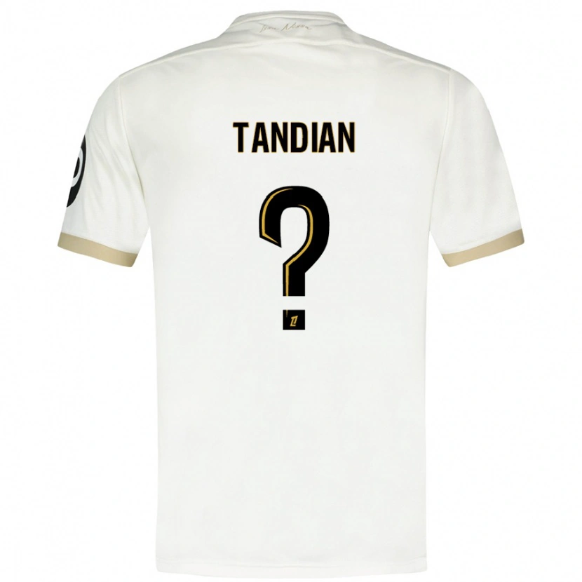 Danxen Women Elage Tandian #0 White Gold Away Jersey 2024/25 T-Shirt