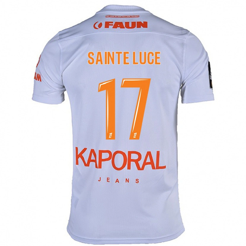 Danxen Women Théo Sainte-Luce #17 White Away Jersey 2024/25 T-Shirt