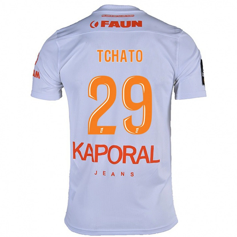 Danxen Women Enzo Tchato #29 White Away Jersey 2024/25 T-Shirt